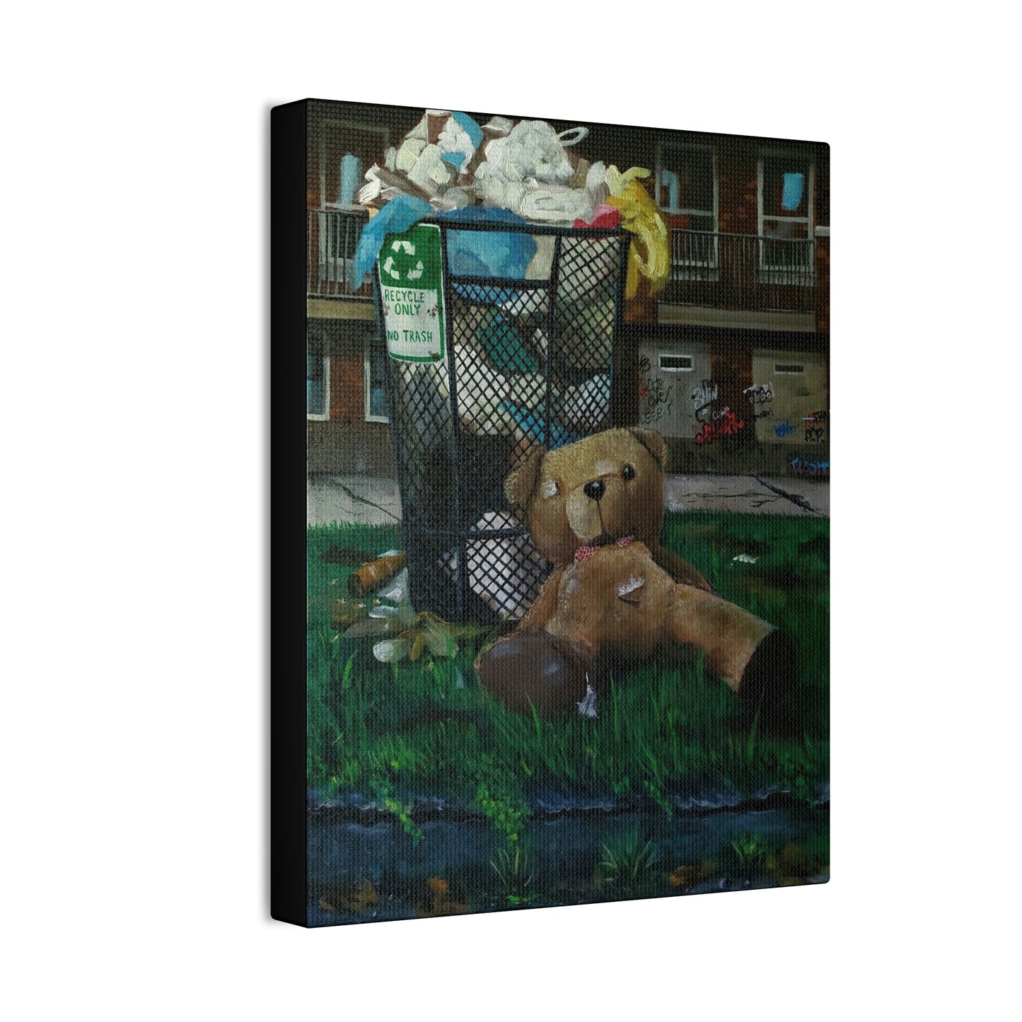 Toys in the Hood #1 Canvas Stretched, 0.75"