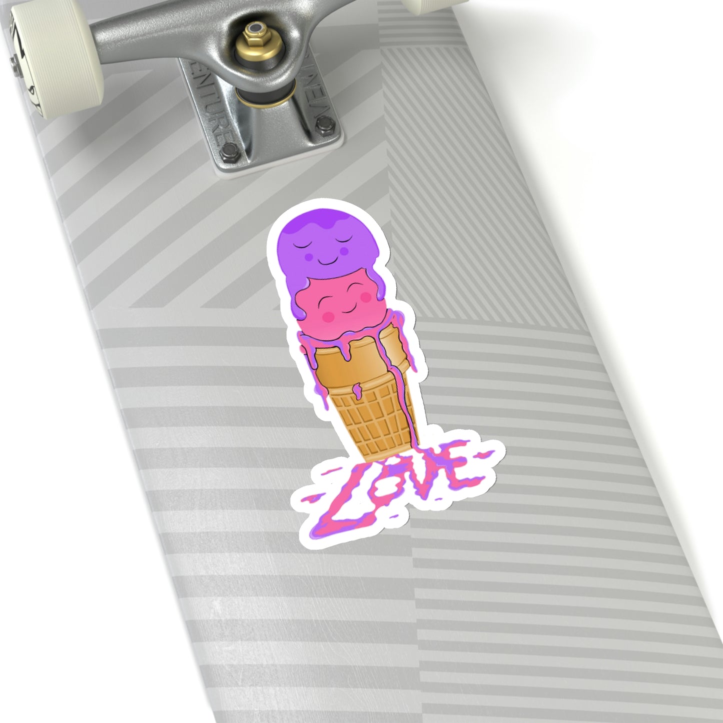 Scoops of Love Kiss-Cut Stickers