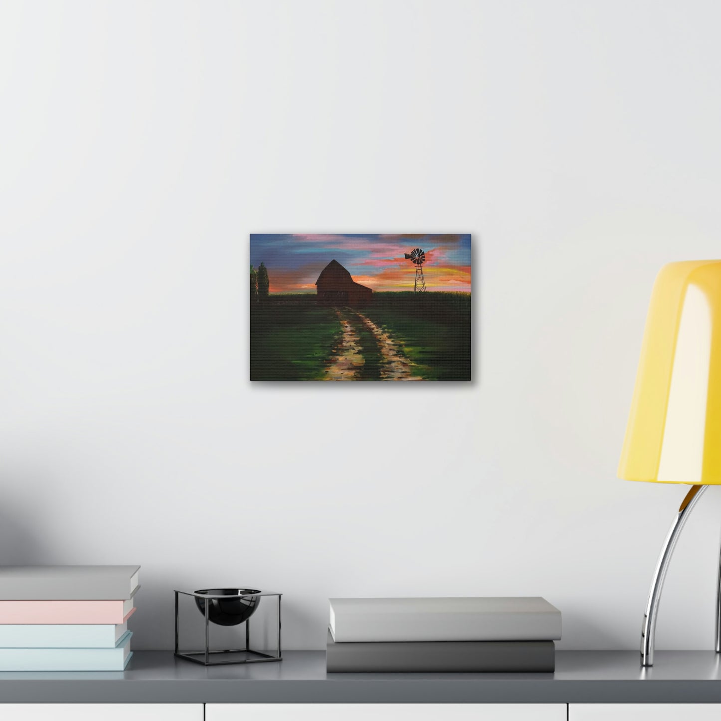 Early Sunrise on the Farm Canvas Stretched, 0.75"