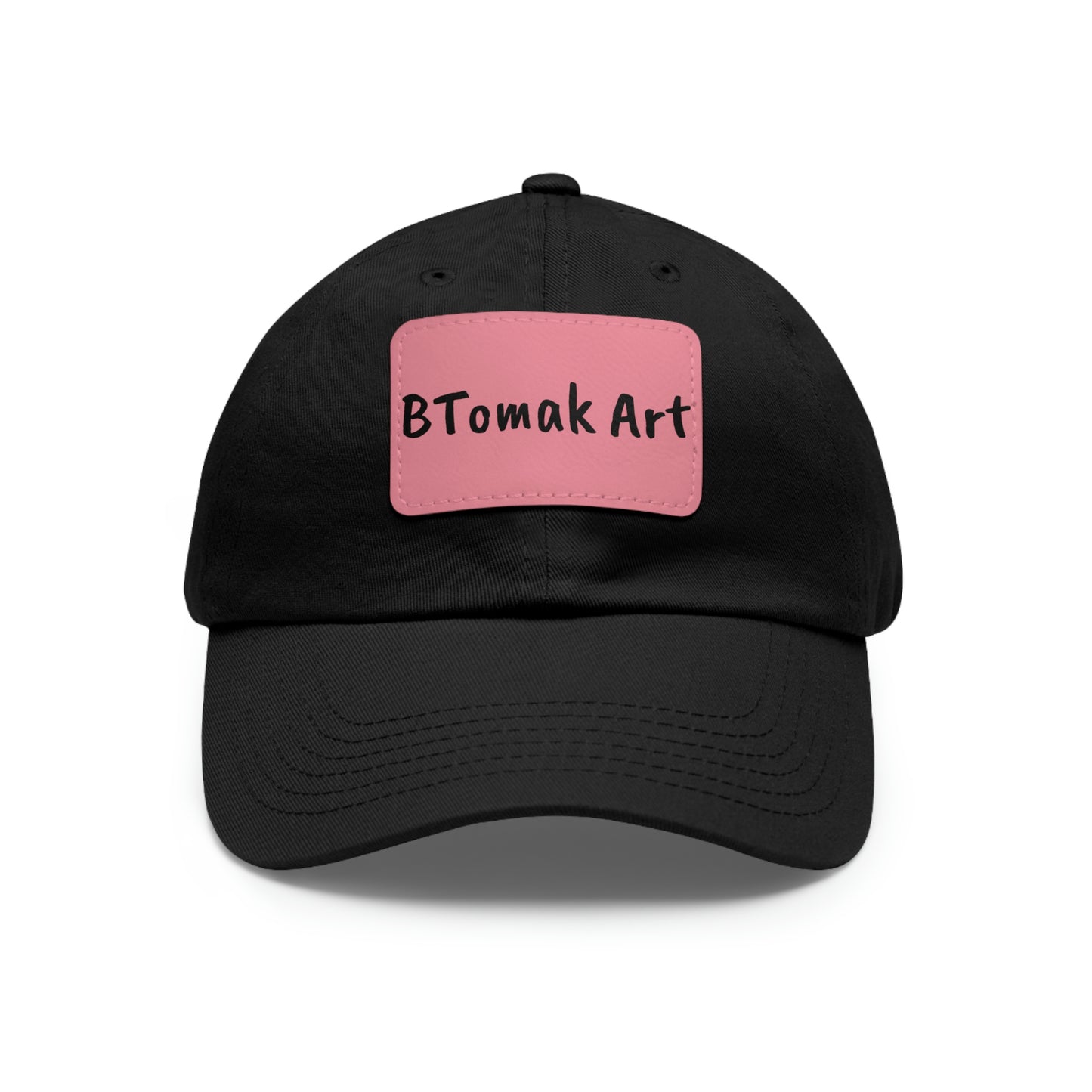 BTomak Art Dad Hat with Leather Patch