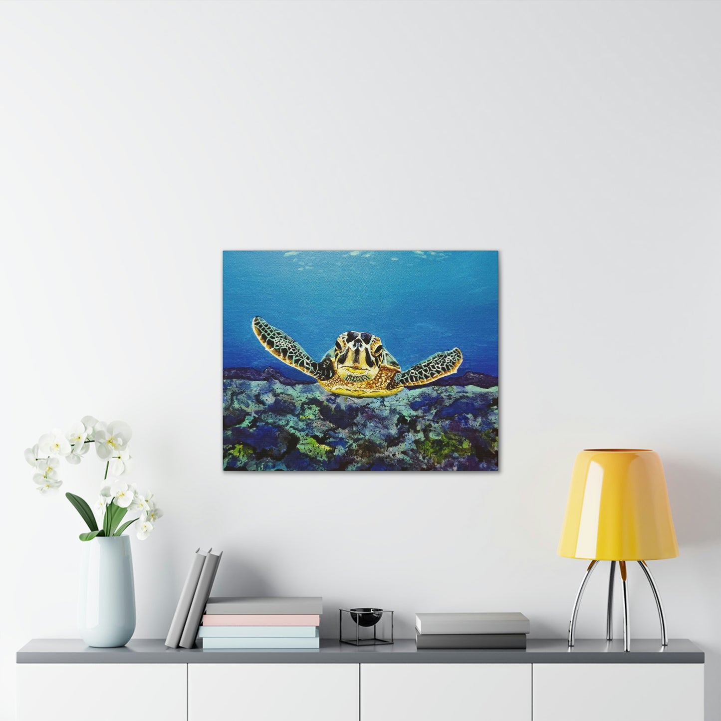 Sea Turtle Canvas Stretched, 0.75"