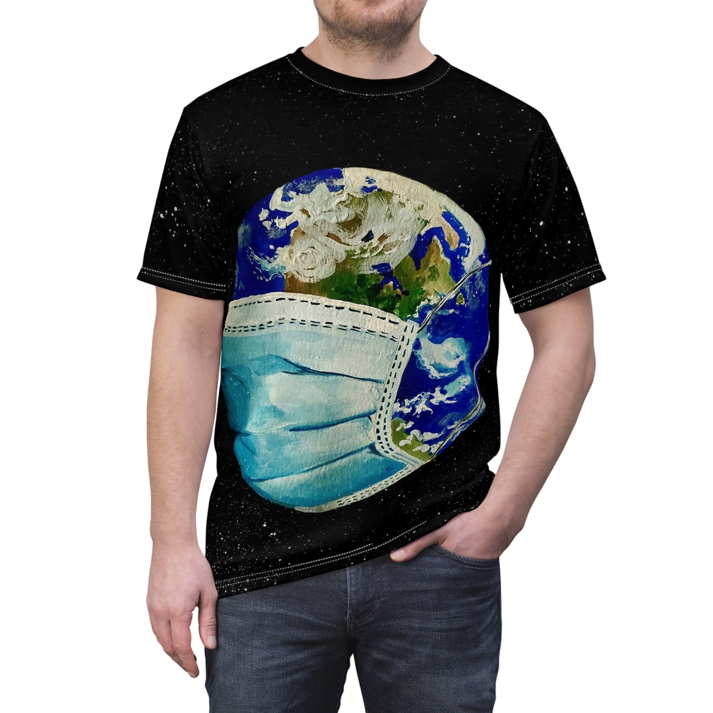 Sick World All Over Print Unisex Tee