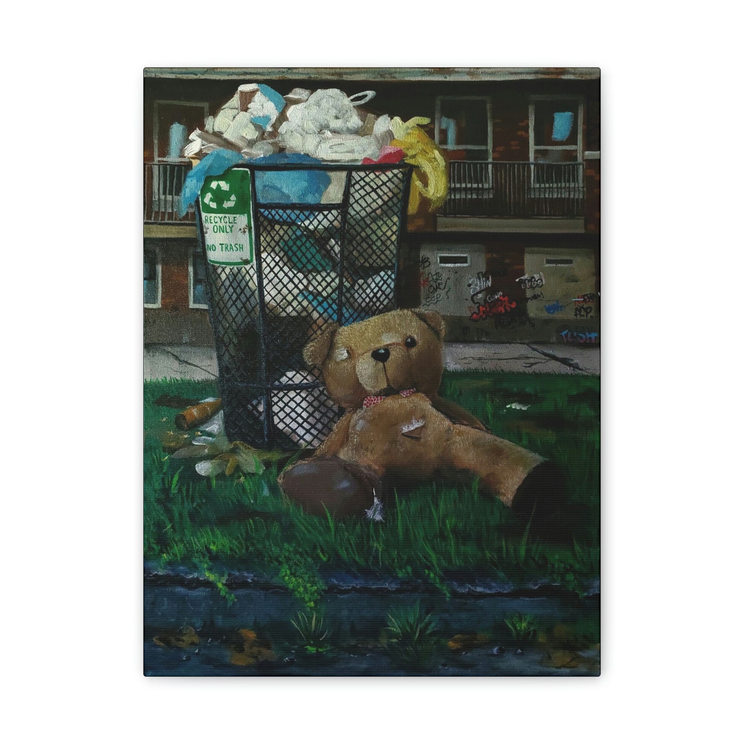Toys in the Hood #1 Canvas Stretched, 0.75"