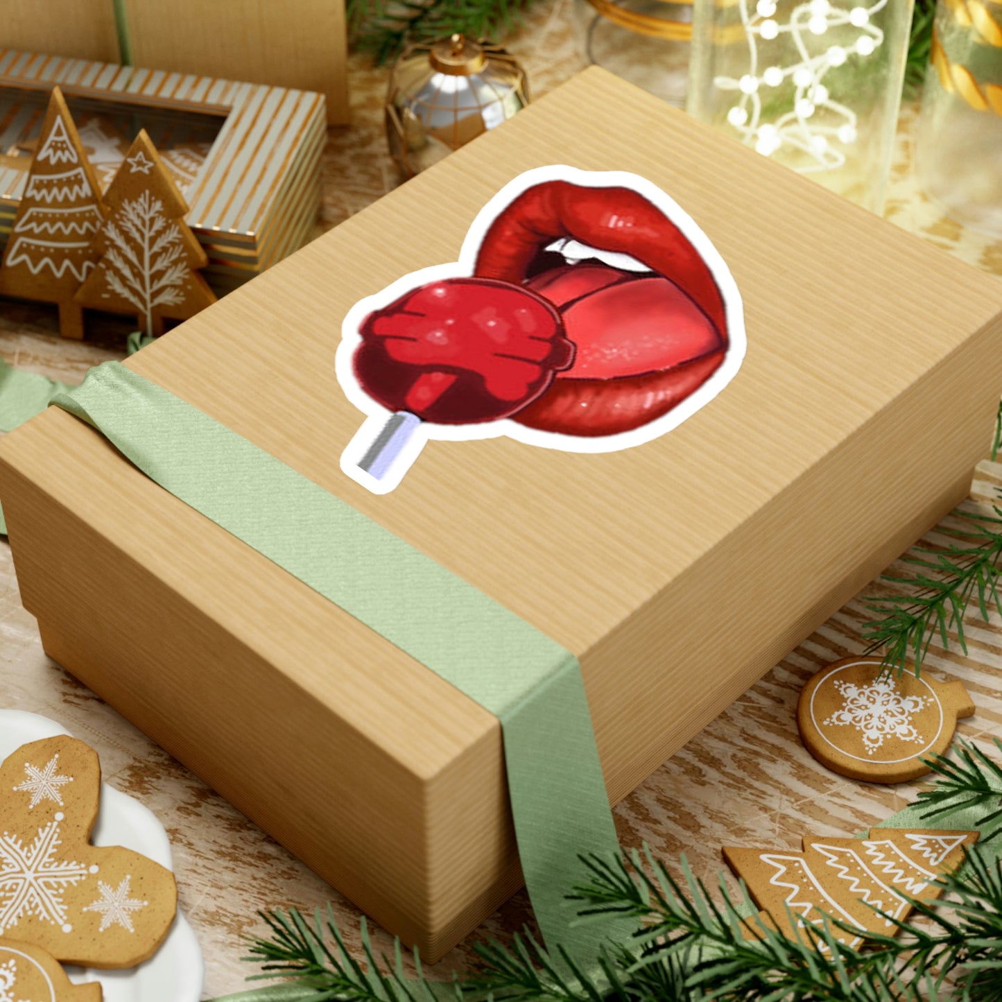 Lollipop Kiss-Cut Stickers