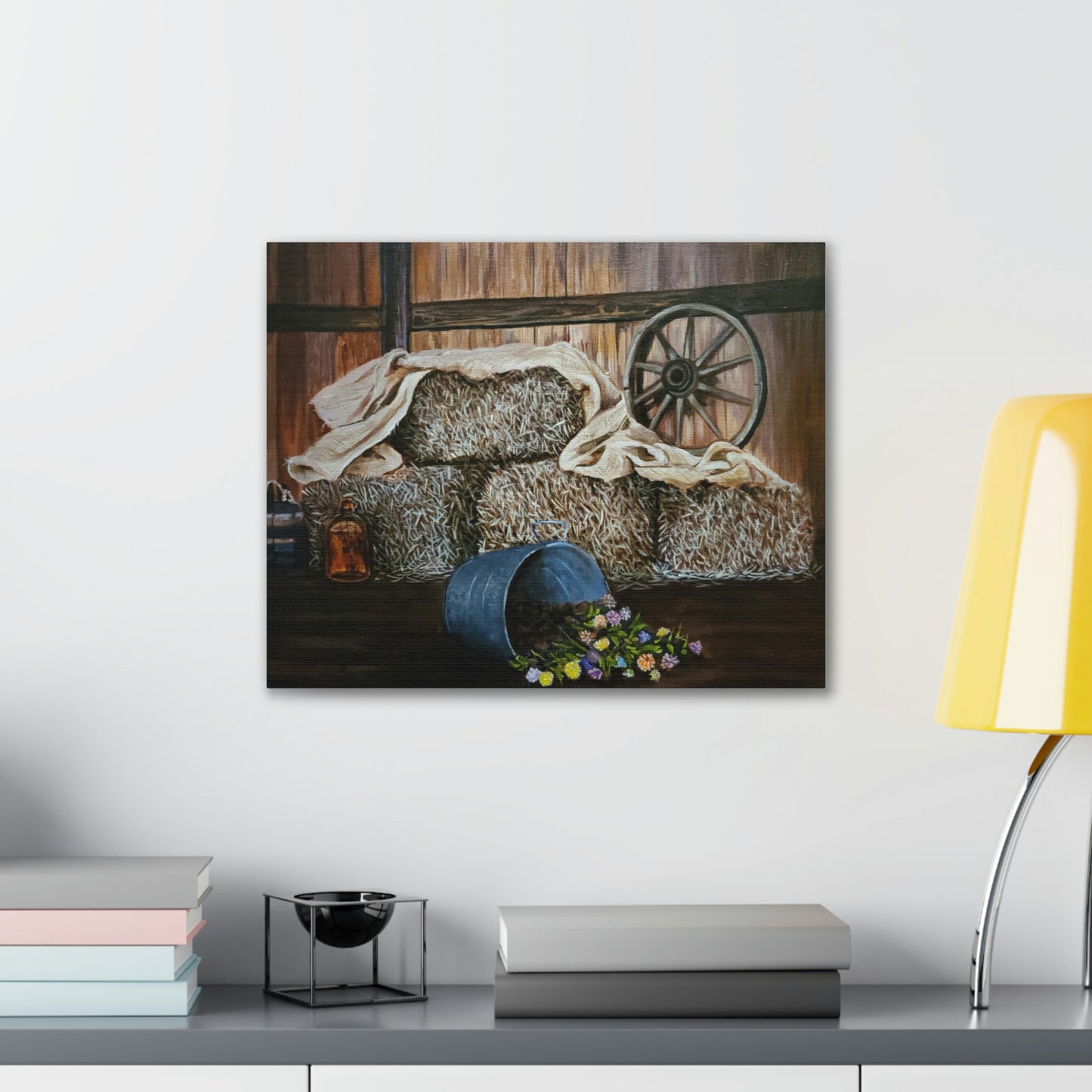 Hay! Canvas Stretched, 0.75"
