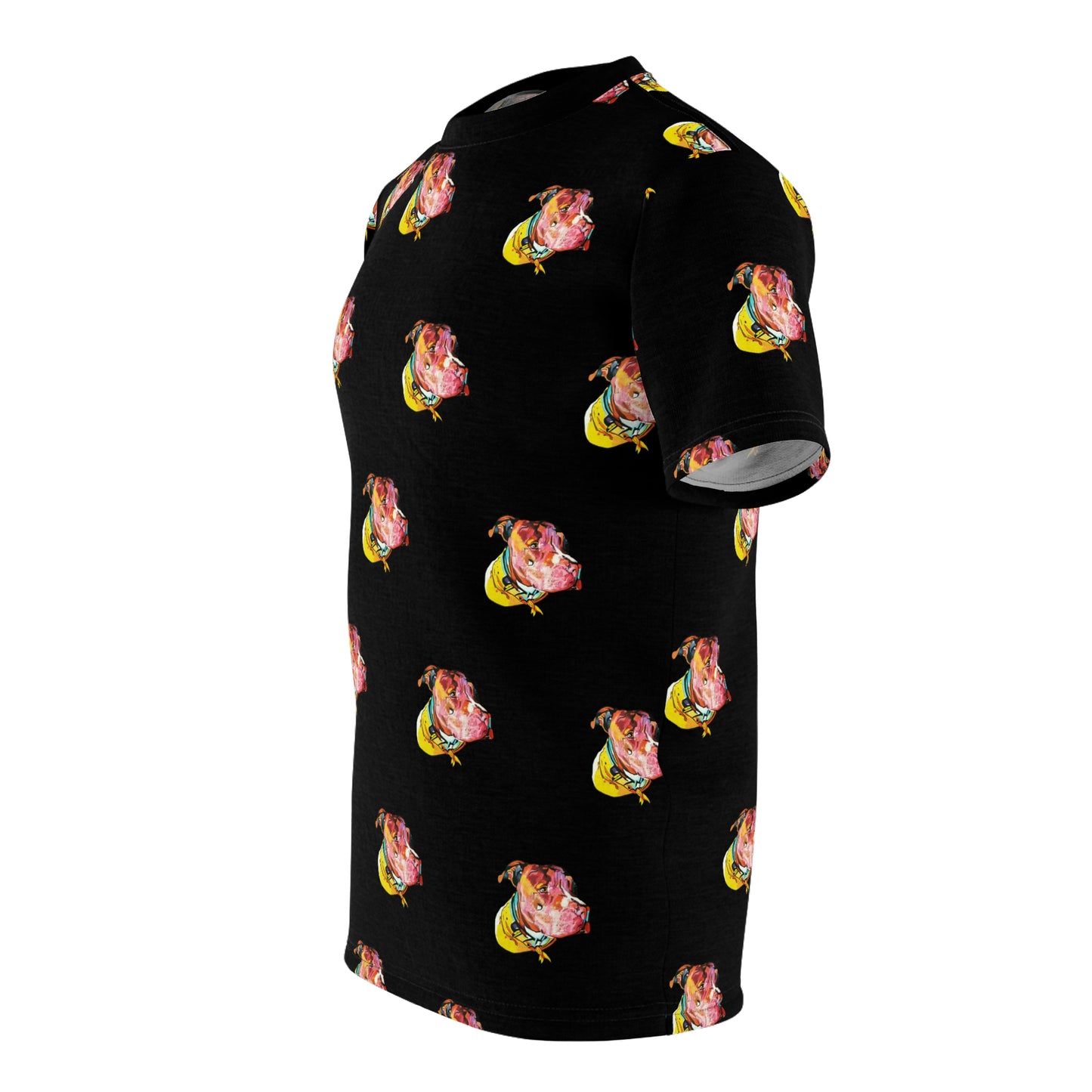 PopArt Pittie Unisex All Over Print Cut & Sew Tee