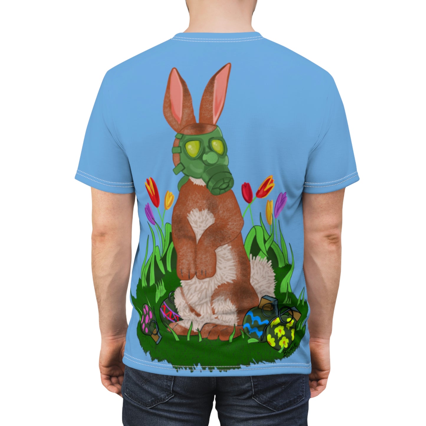 Easter Bunny 2023 Unisex AOP Cut & Sew Tee