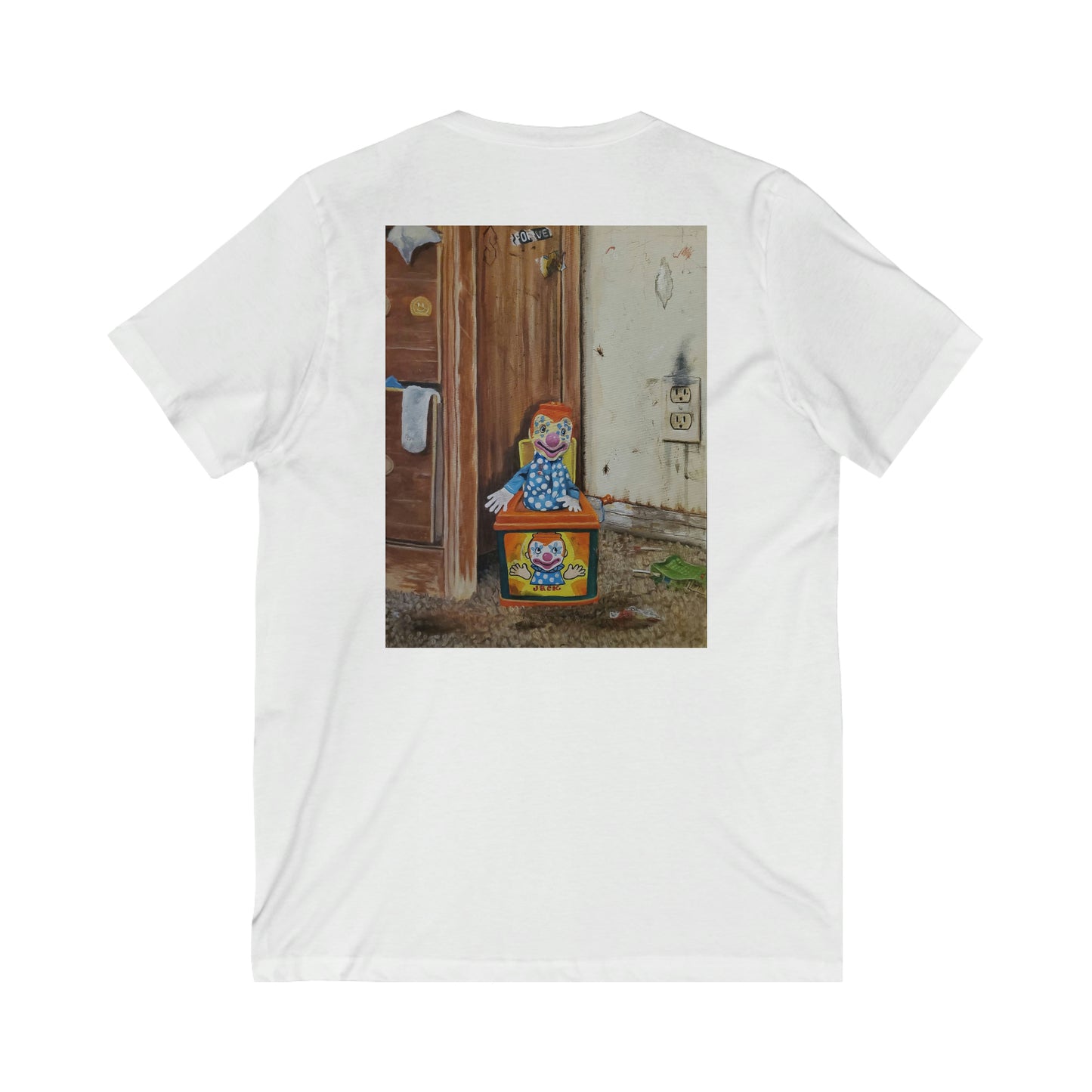 "Jack in the Box" Toys in the Hood #2 of series Unisex Jersey Short Sleeve V-Neck Tee