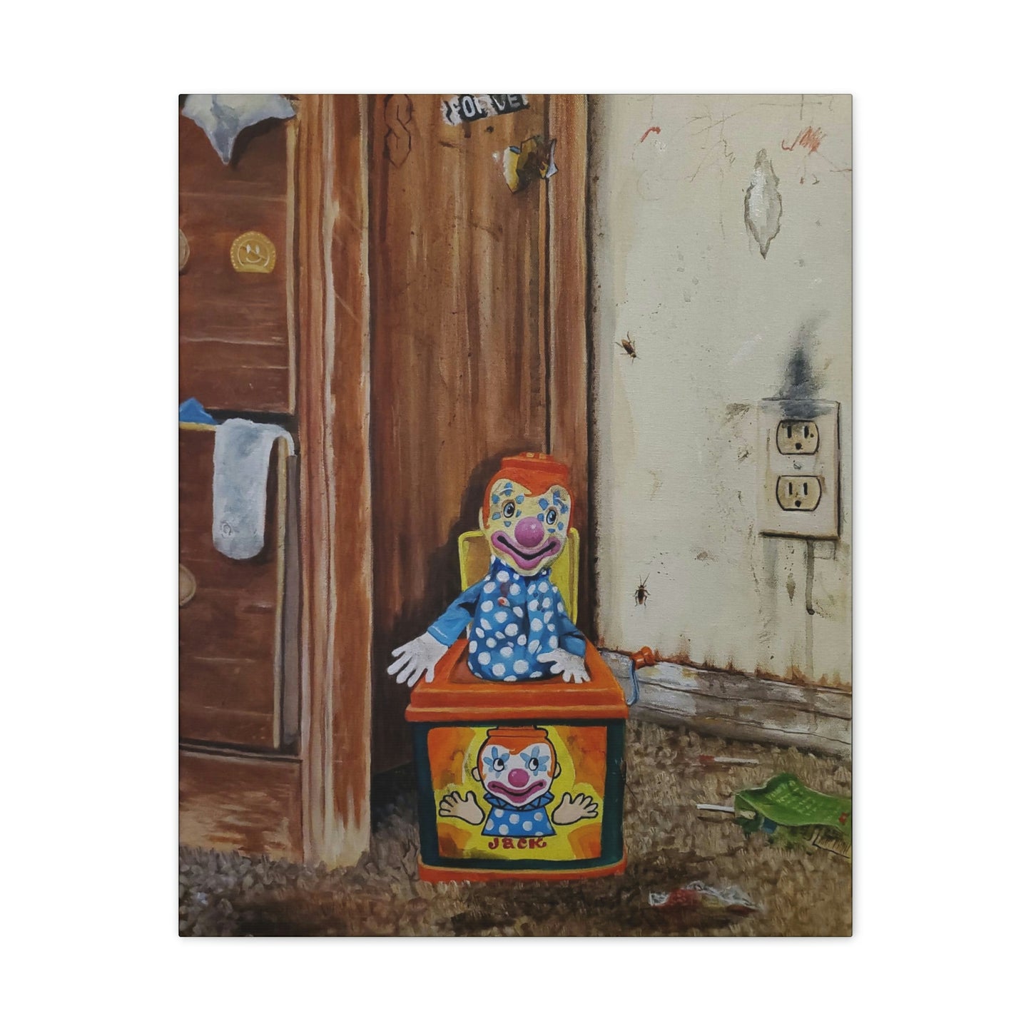 Toys in the Hood #2 Canvas Stretched, 0.75"
