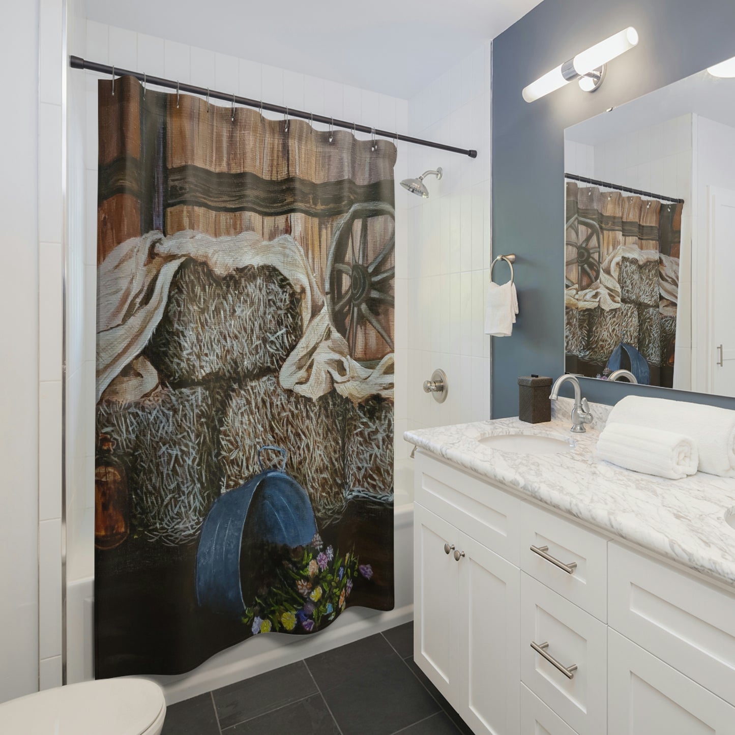 Hay! Shower Curtain