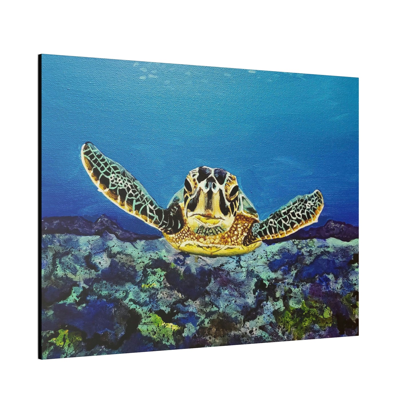 Sea Turtle Canvas Stretched, 0.75"