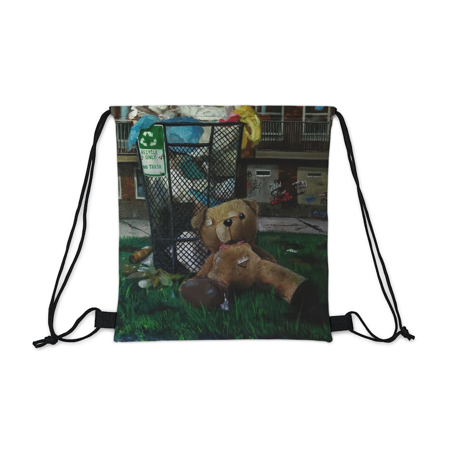 Toys in the Hood Outdoor Drawstring Bag