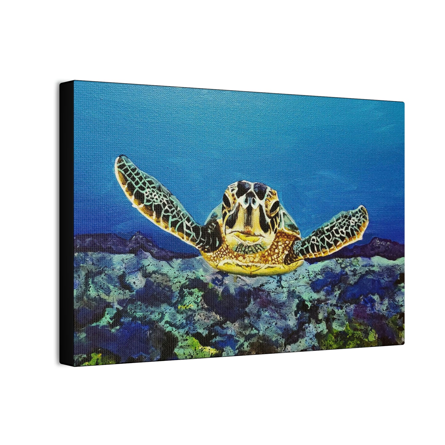 Sea Turtle Canvas Stretched, 0.75"
