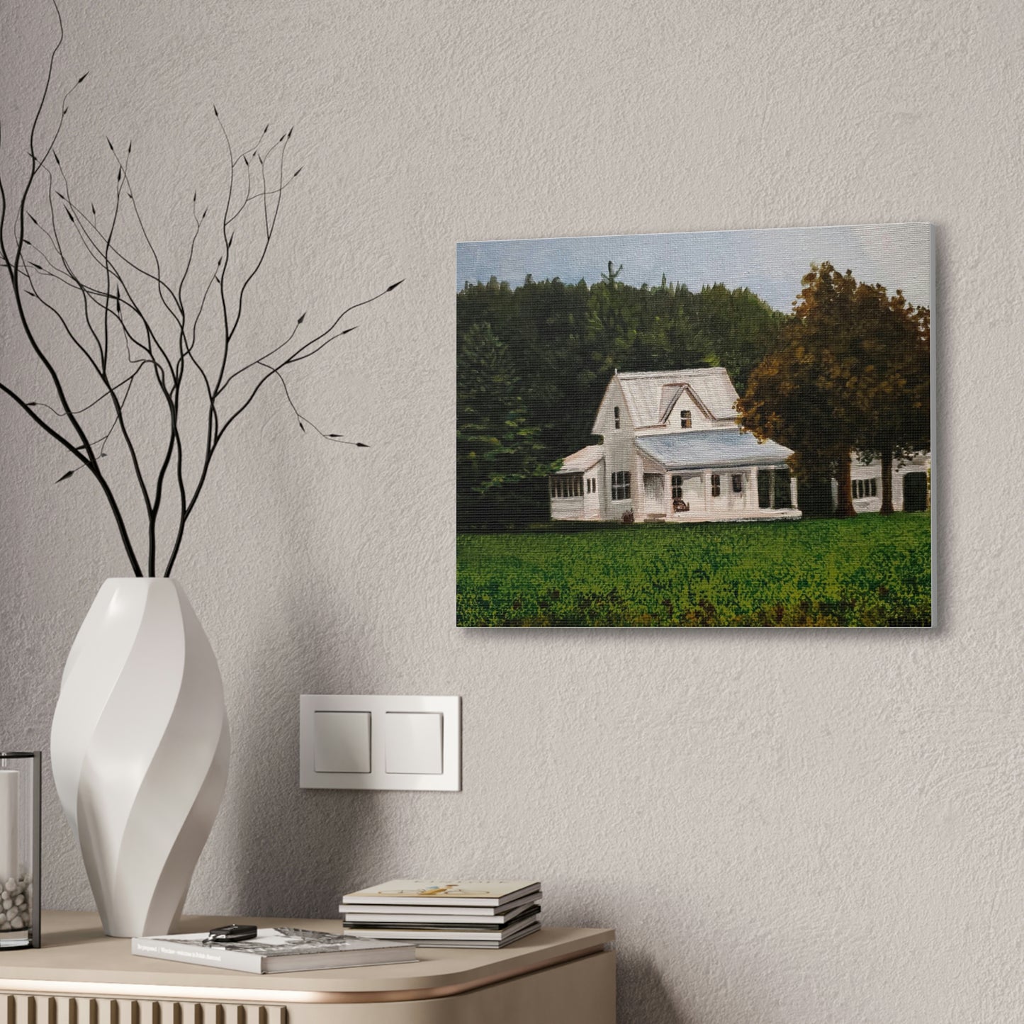 Farmhouse Canvas Stretched