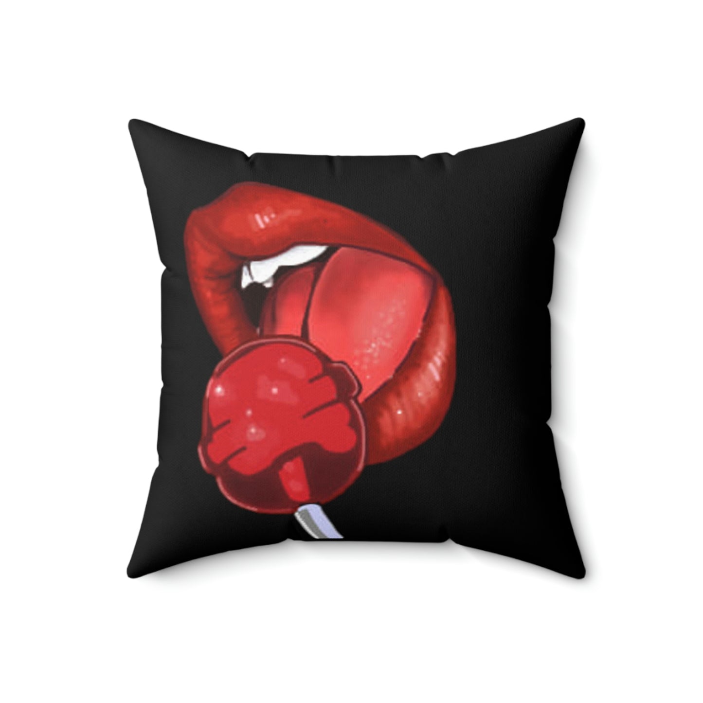Lollipop Spun Polyester Square Pillow Case