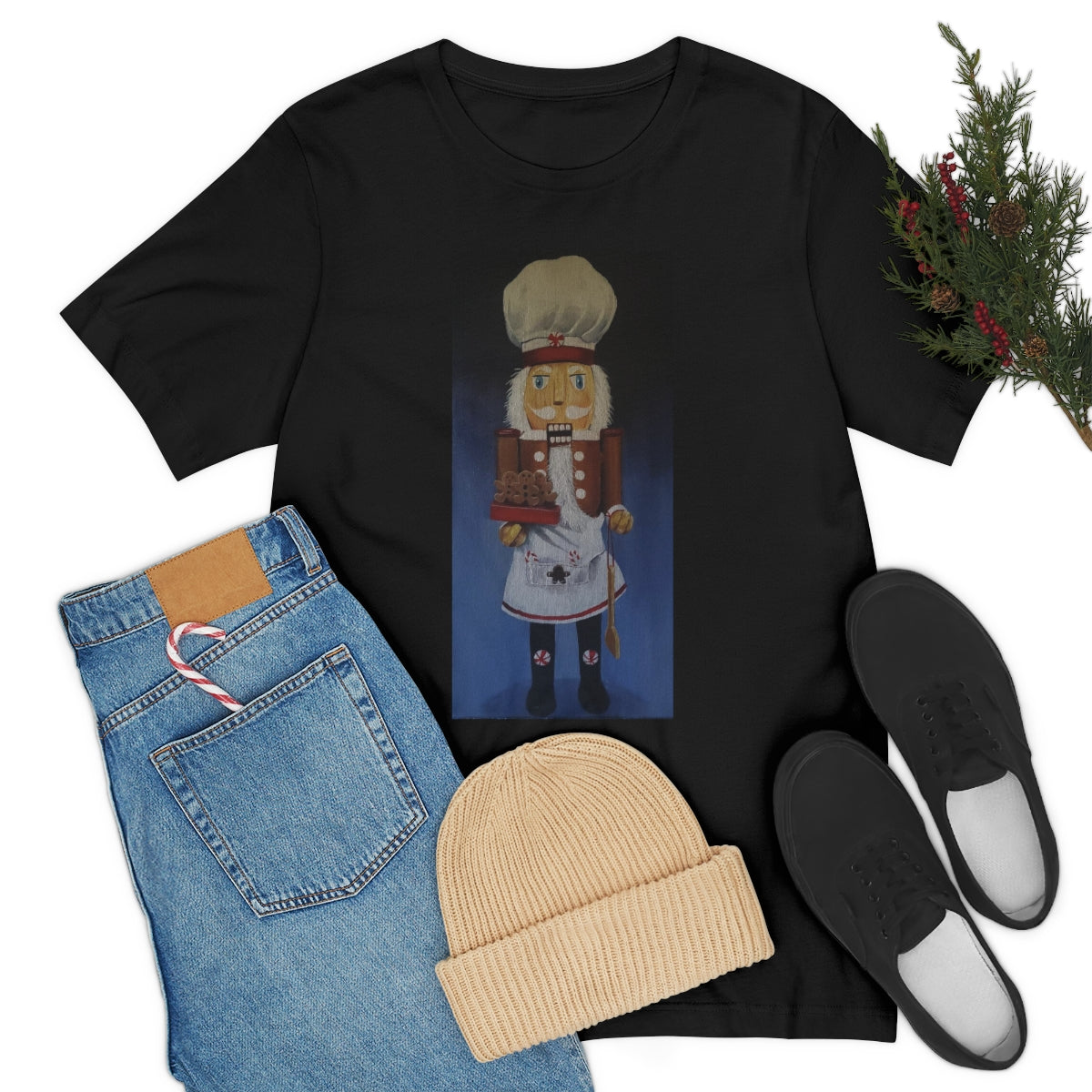 Gingerbread Nutcracker Unisex Jersey Short Sleeve Tee