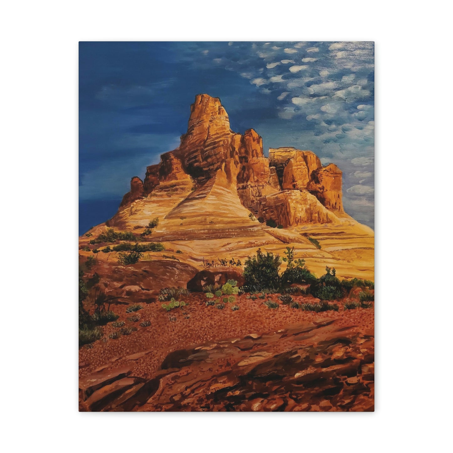 Bell Rock Canvas Stretched