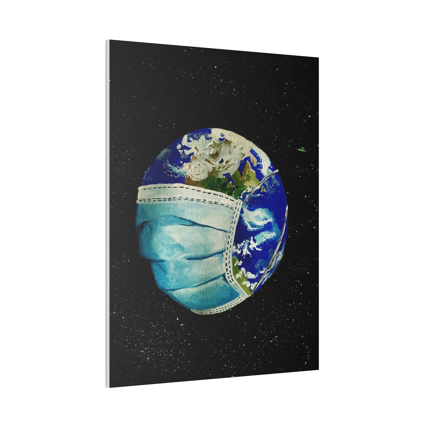 Sick World Canvas Stretched