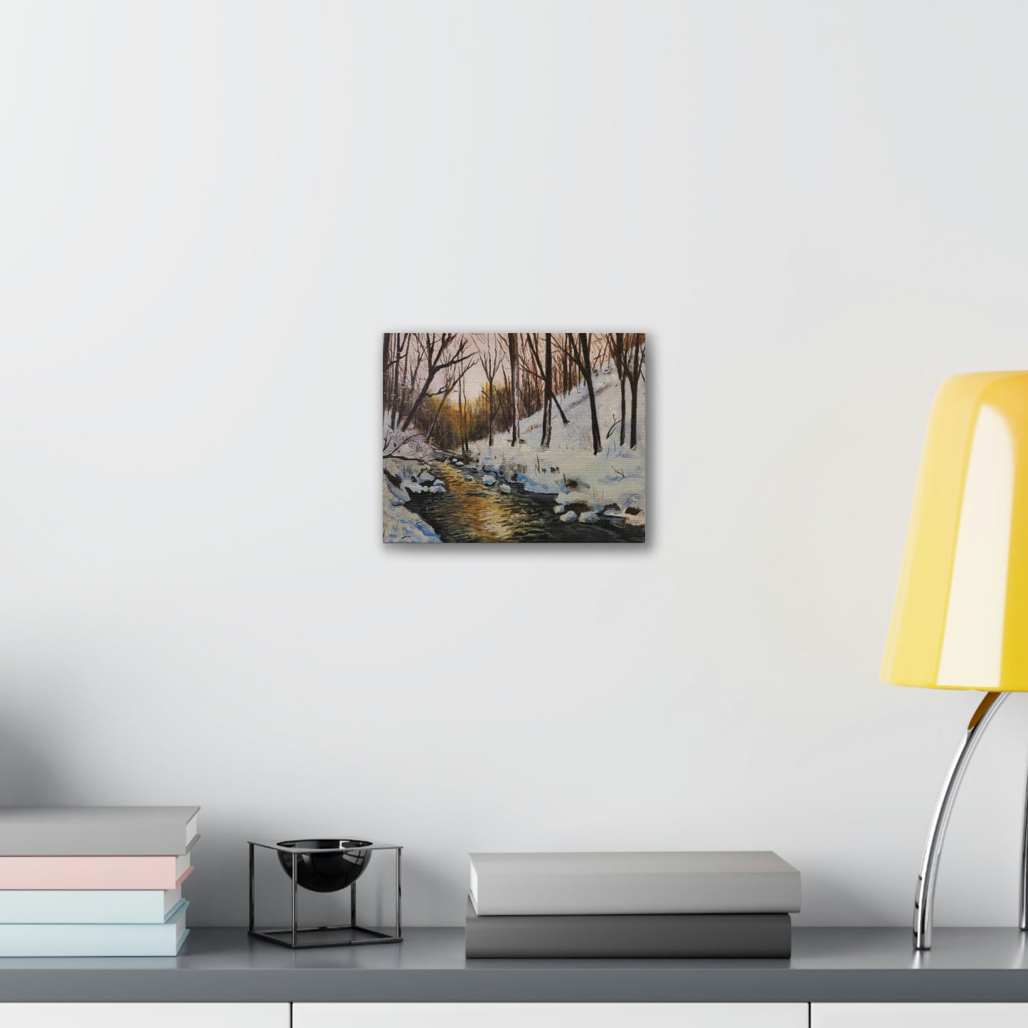 Winter Creek Canvas Stretched, 0.75"