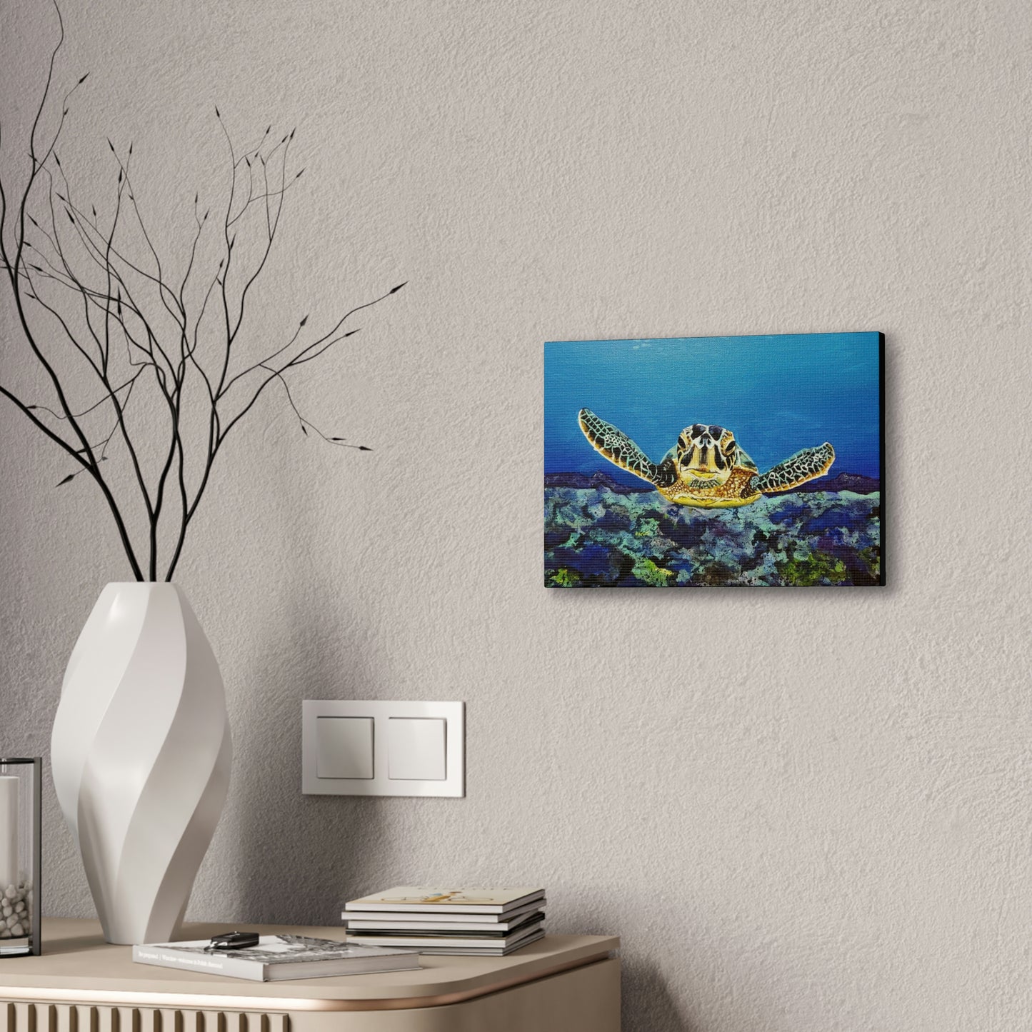 Sea Turtle Canvas Stretched, 0.75"