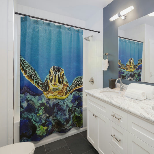 Sea Turtle Shower Curtains