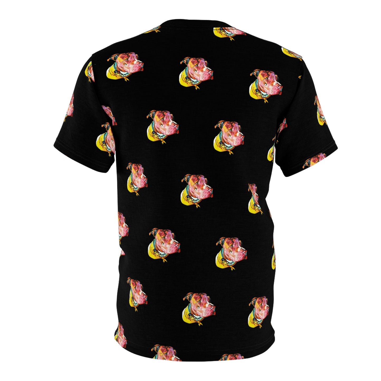 PopArt Pittie Unisex All Over Print Cut & Sew Tee