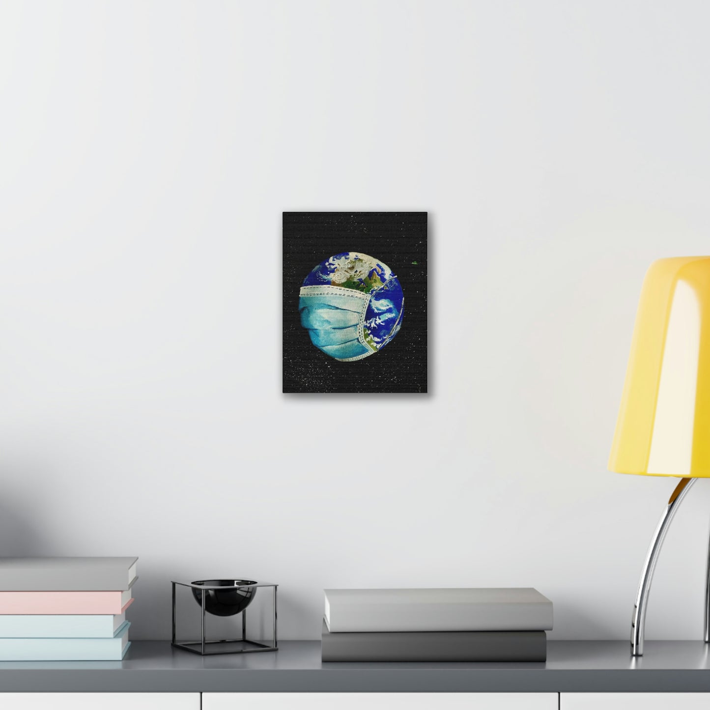Sick World Canvas Stretched