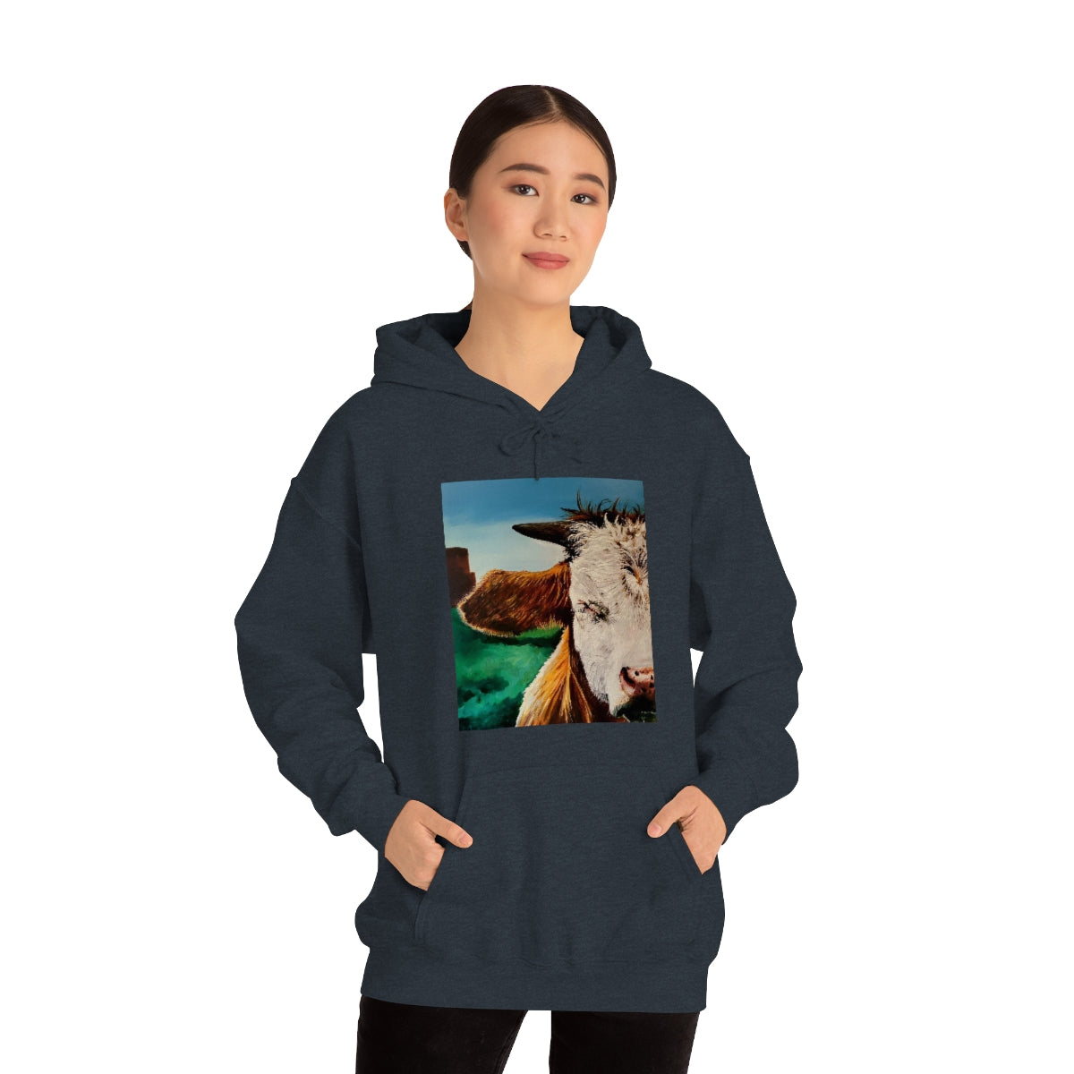 A Bunch of Bull Unisex Heavy Blend™ Hooded Sweatshirt