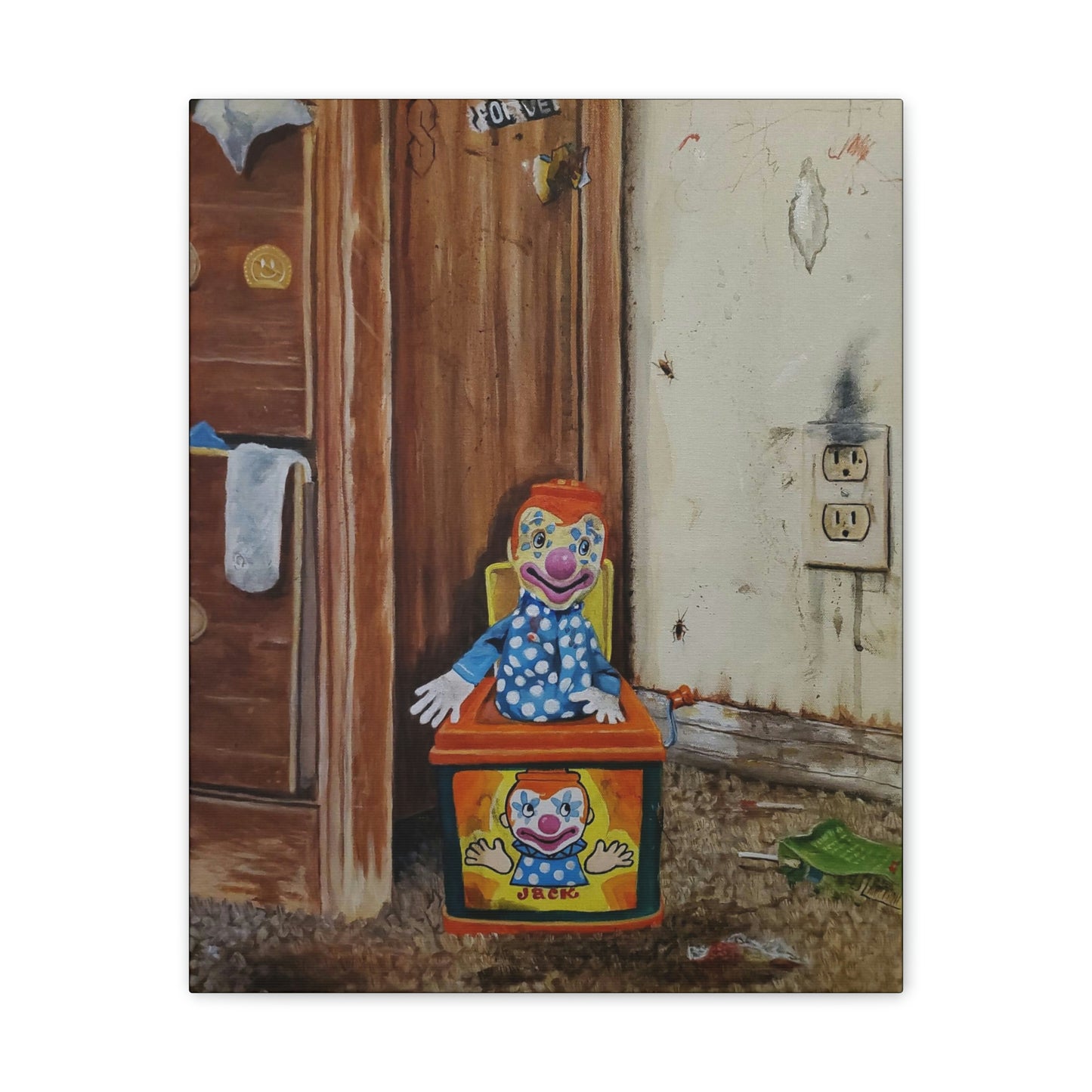 Toys in the Hood #2 Canvas Stretched, 0.75"
