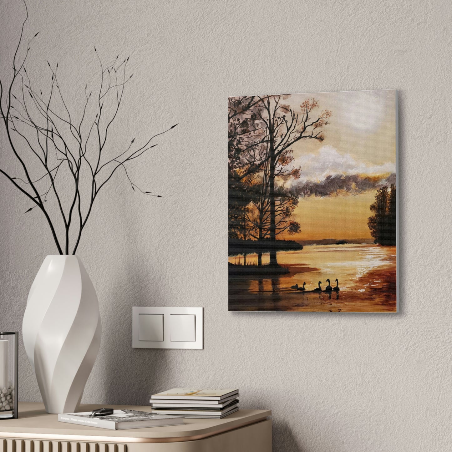 Serenity's Sunset Canvas Stretched, 0.75"