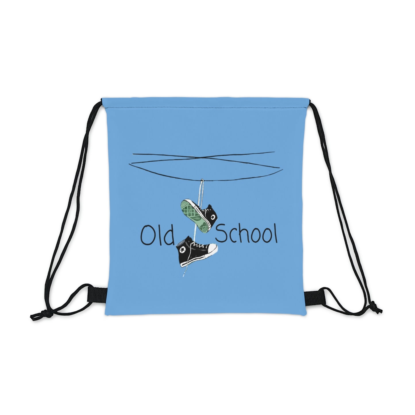 Old School Outdoor Drawstring Bag