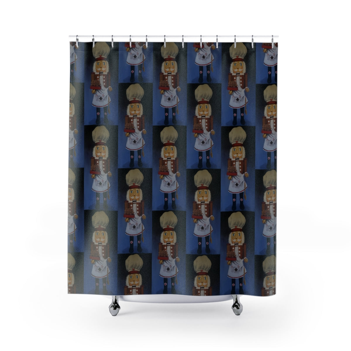 Gingerbread Nutcracker Shower Curtains