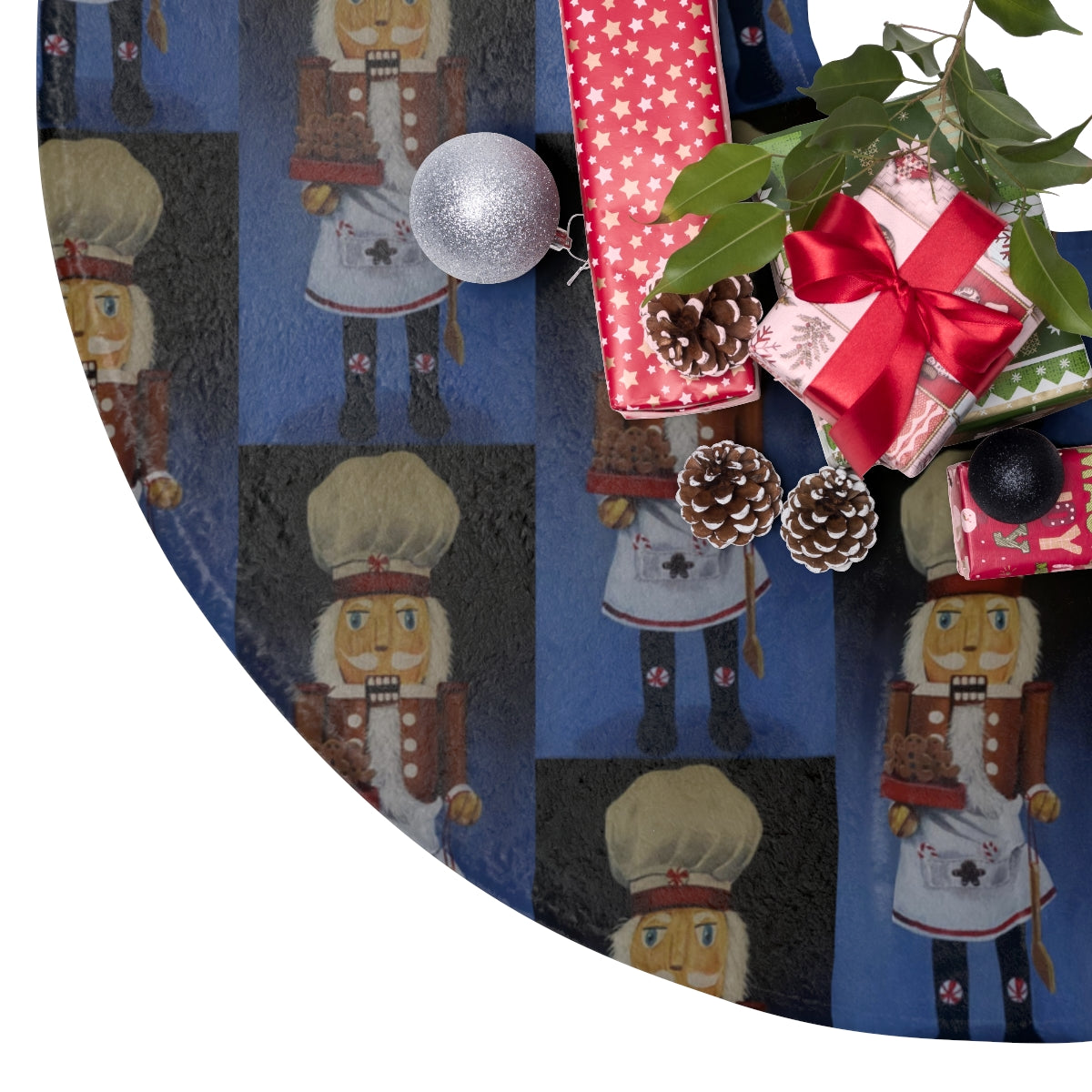 Gingerbread Nutcracker Christmas Tree Skirts