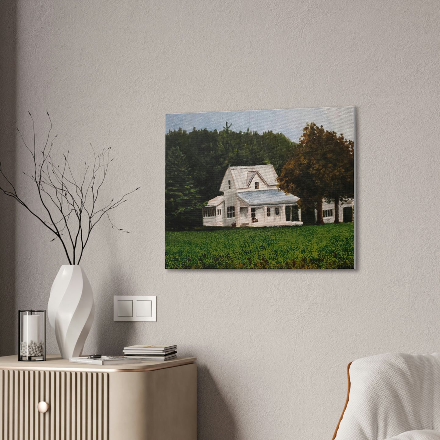 Farmhouse Canvas Stretched