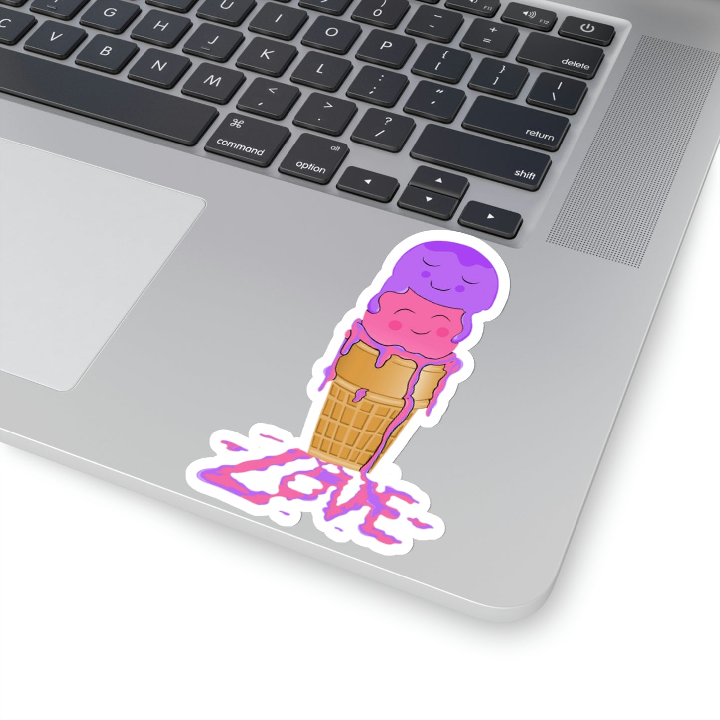 Scoops of Love Kiss-Cut Stickers