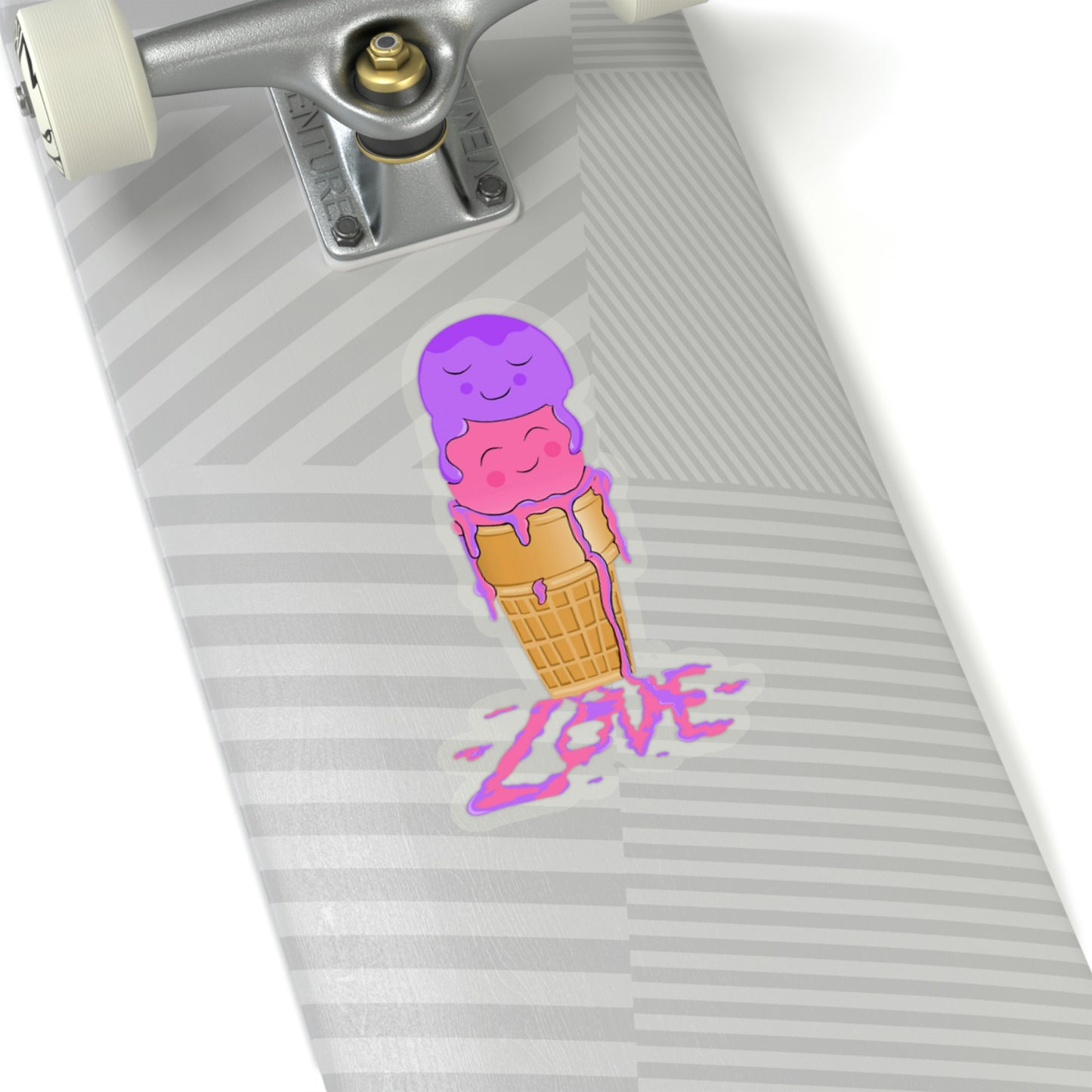 Scoops of Love Kiss-Cut Stickers