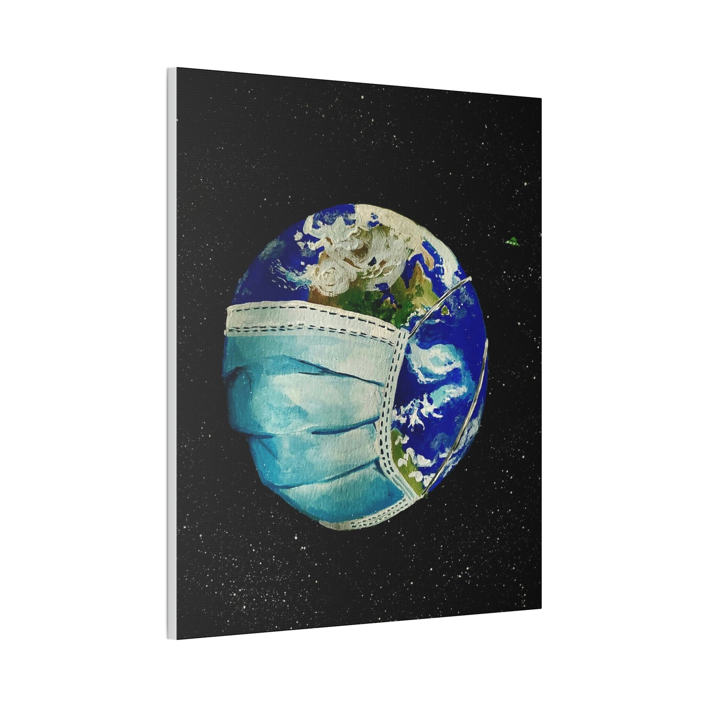 Sick World Canvas Stretched