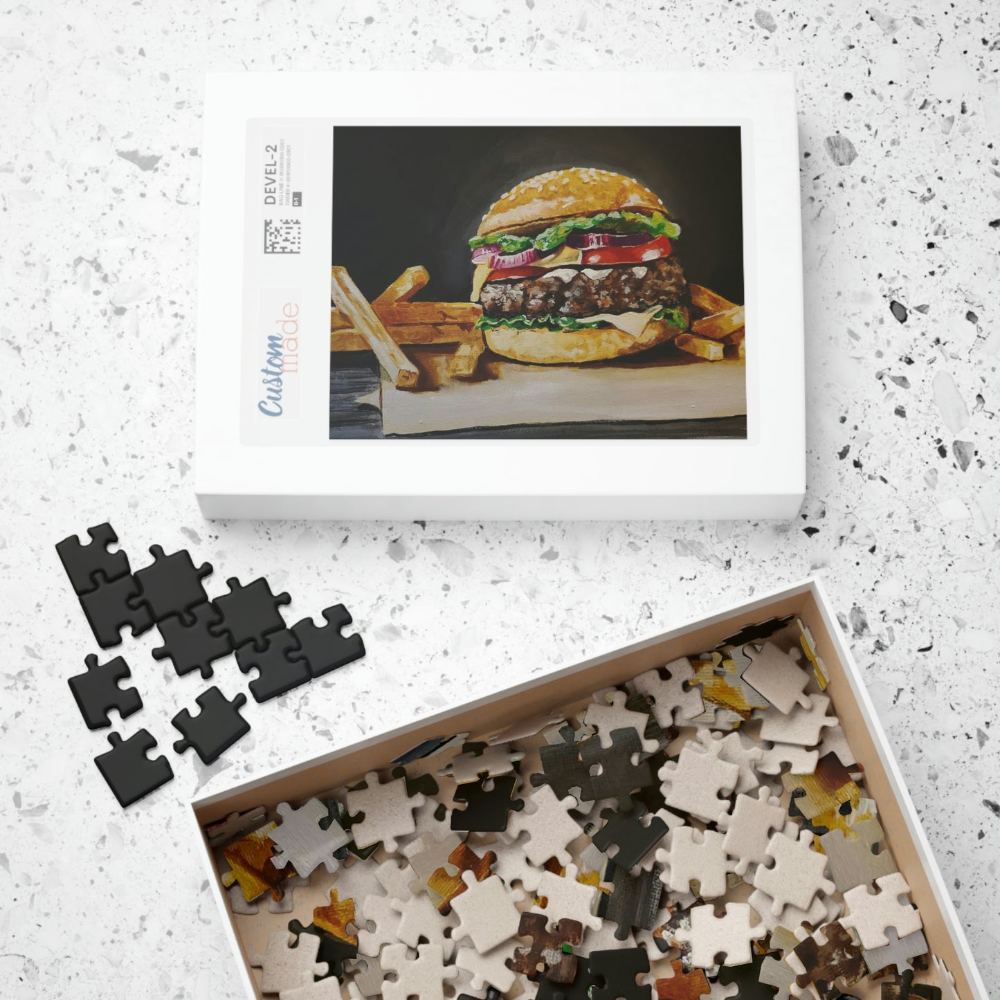 Burger and Fries Puzzle