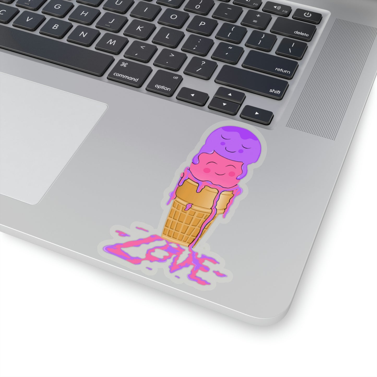 Scoops of Love Kiss-Cut Stickers