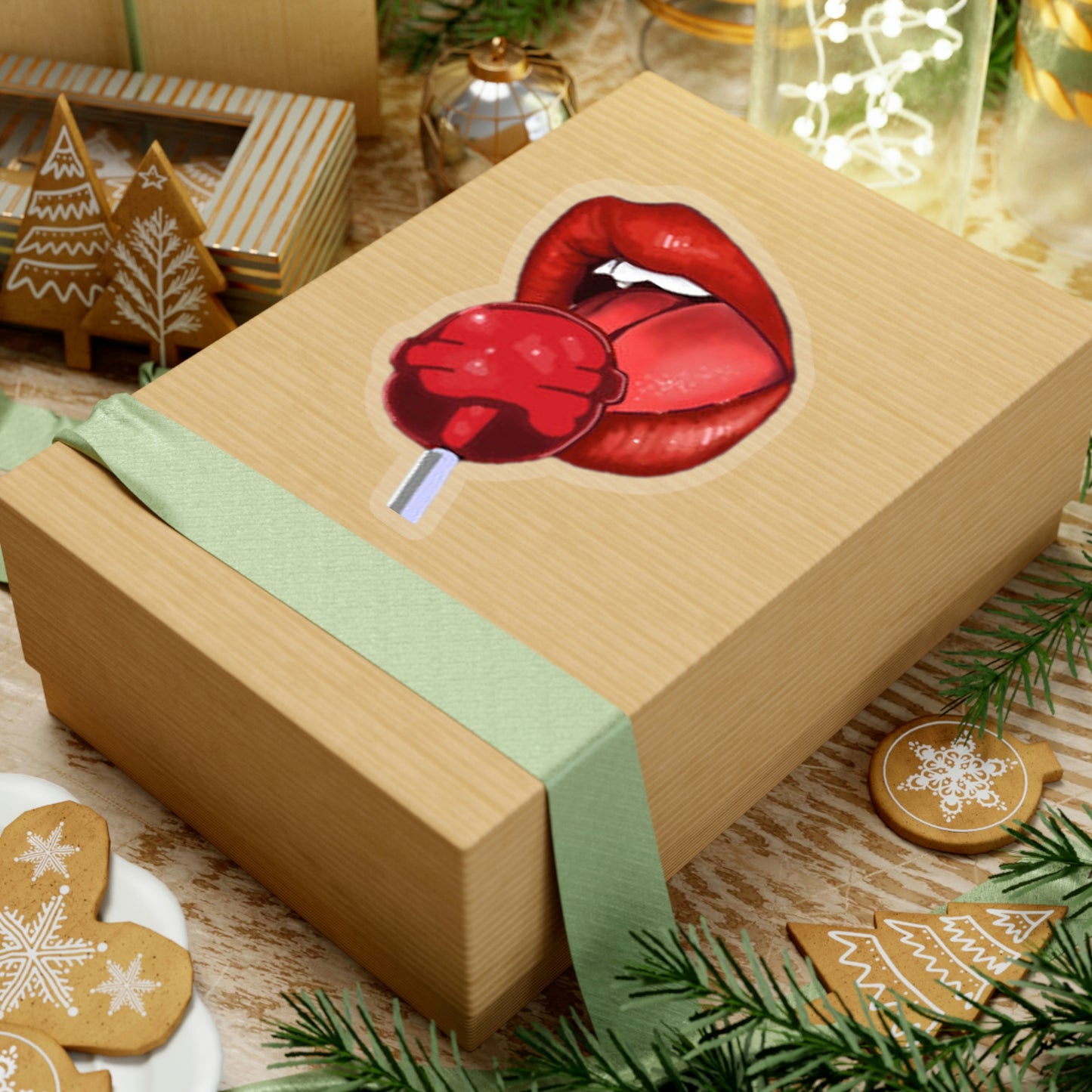Lollipop Kiss-Cut Stickers