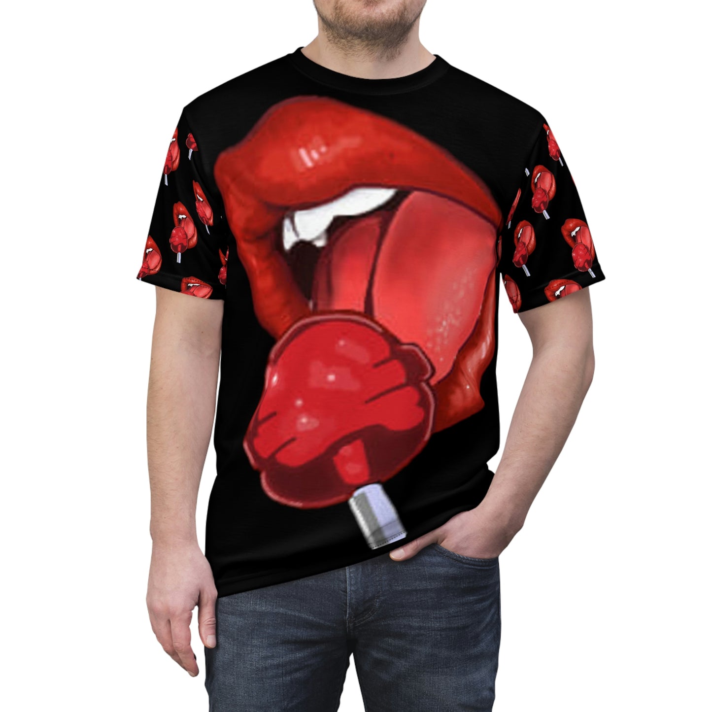 Lollipop Unisex All Over Print Cut & Sew Tee