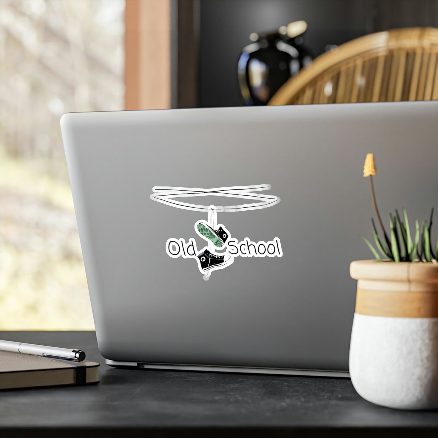 Old School Kiss-Cut Vinyl Decals