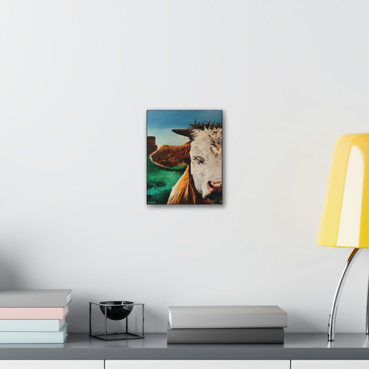 A Bunch of Bull Canvas Stretched, 0.75"