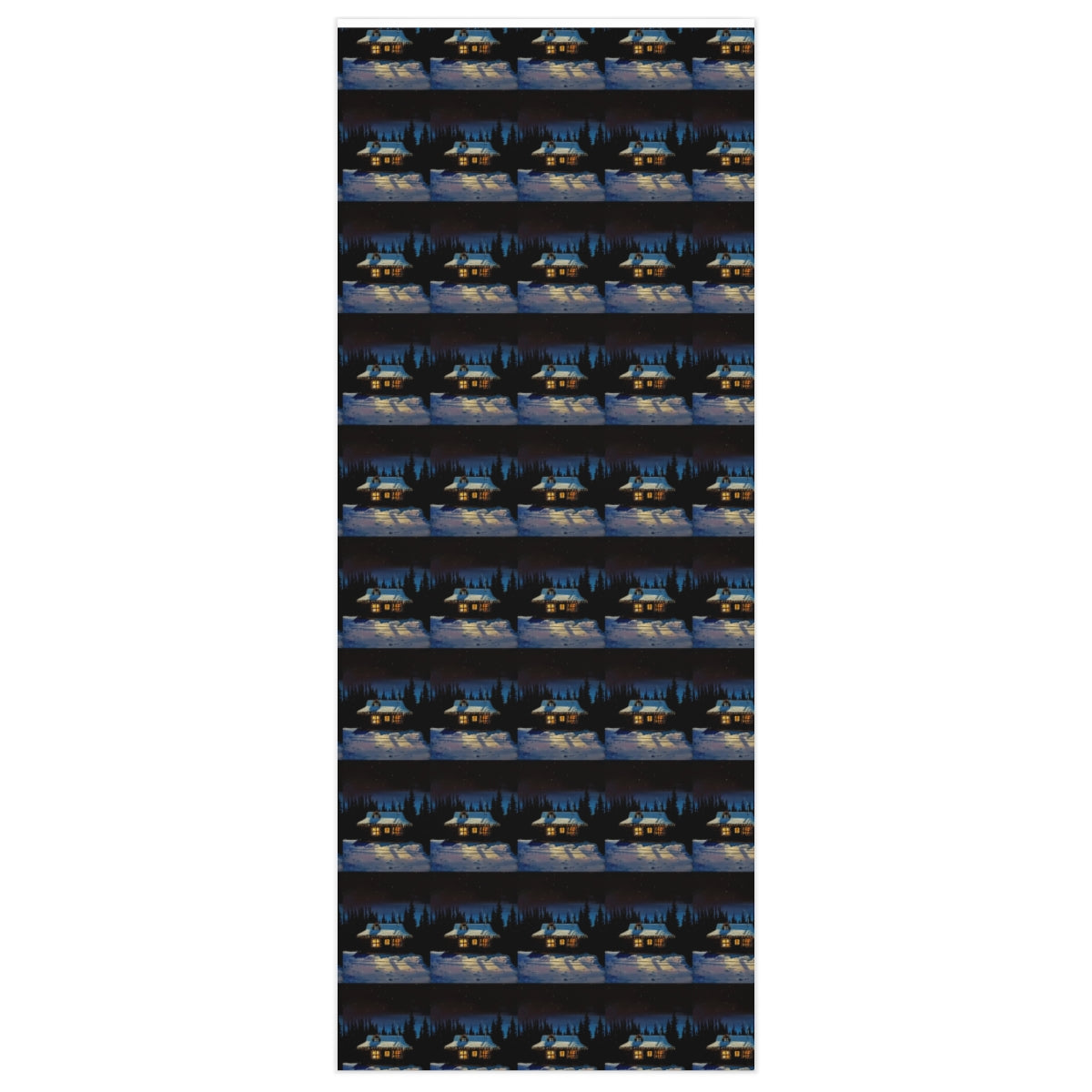Christmas Cabin Wrapping Paper
