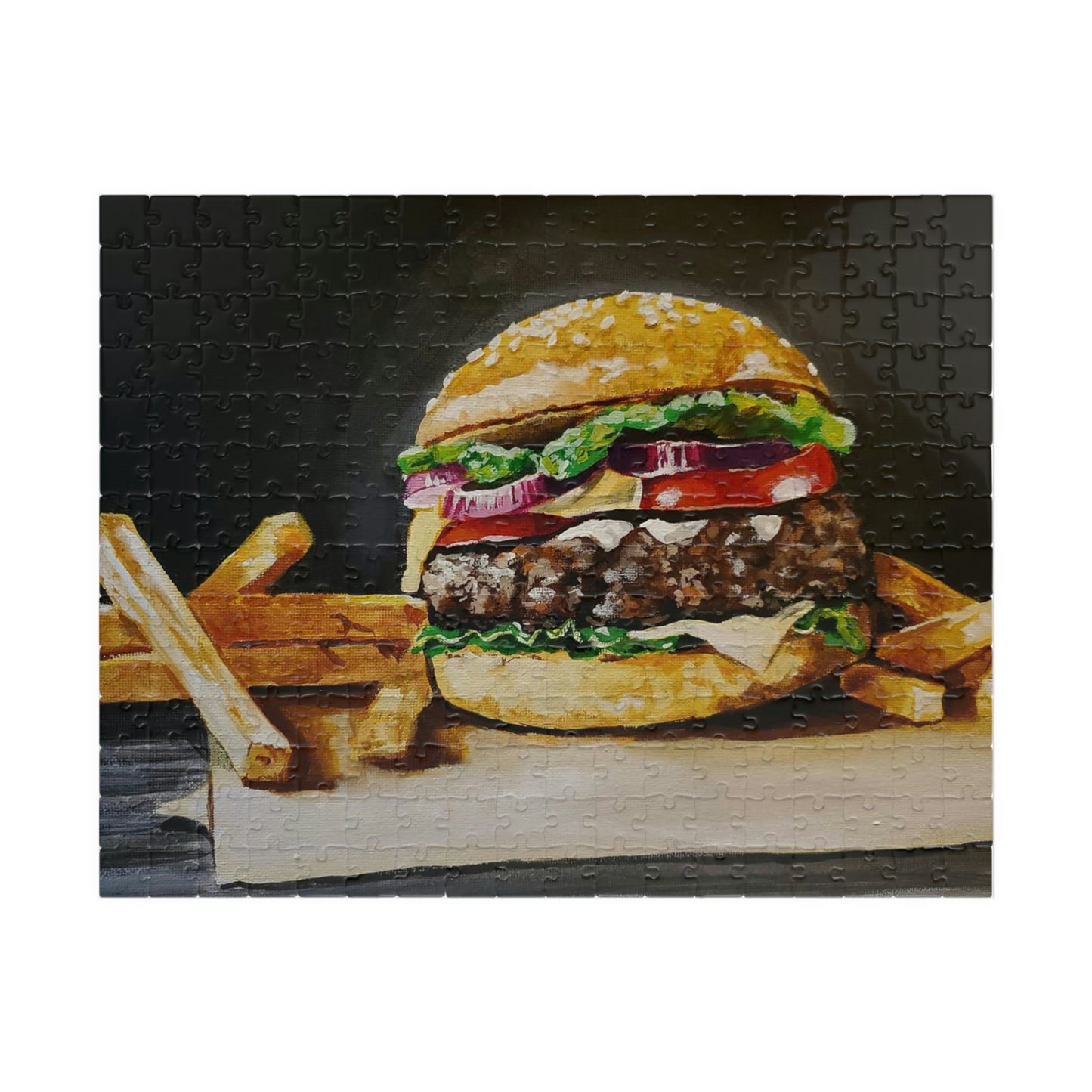 Burger and Fries Puzzle
