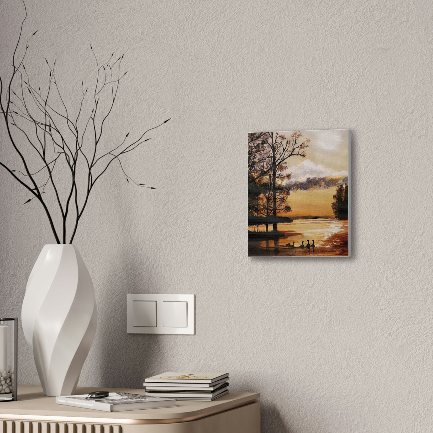 Serenity's Sunset Canvas Stretched, 0.75"