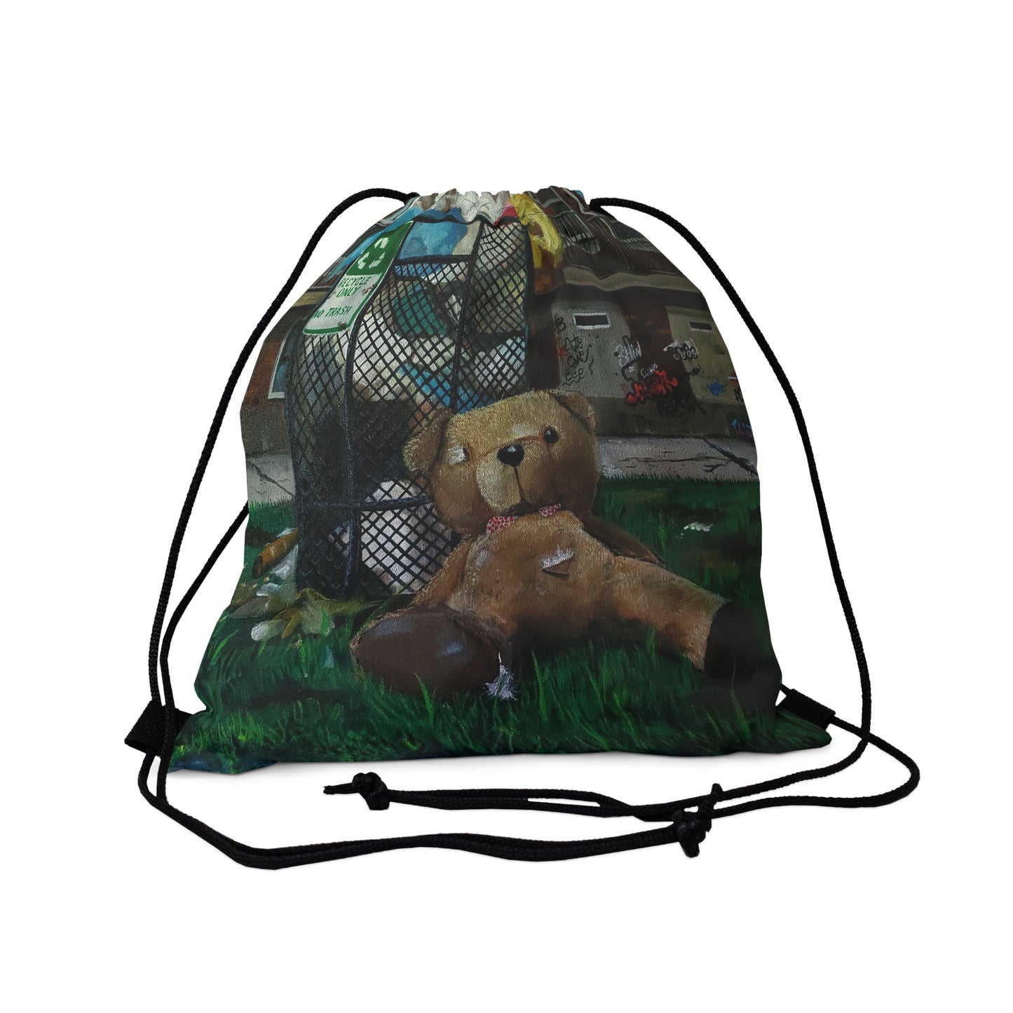 Toys in the Hood Outdoor Drawstring Bag