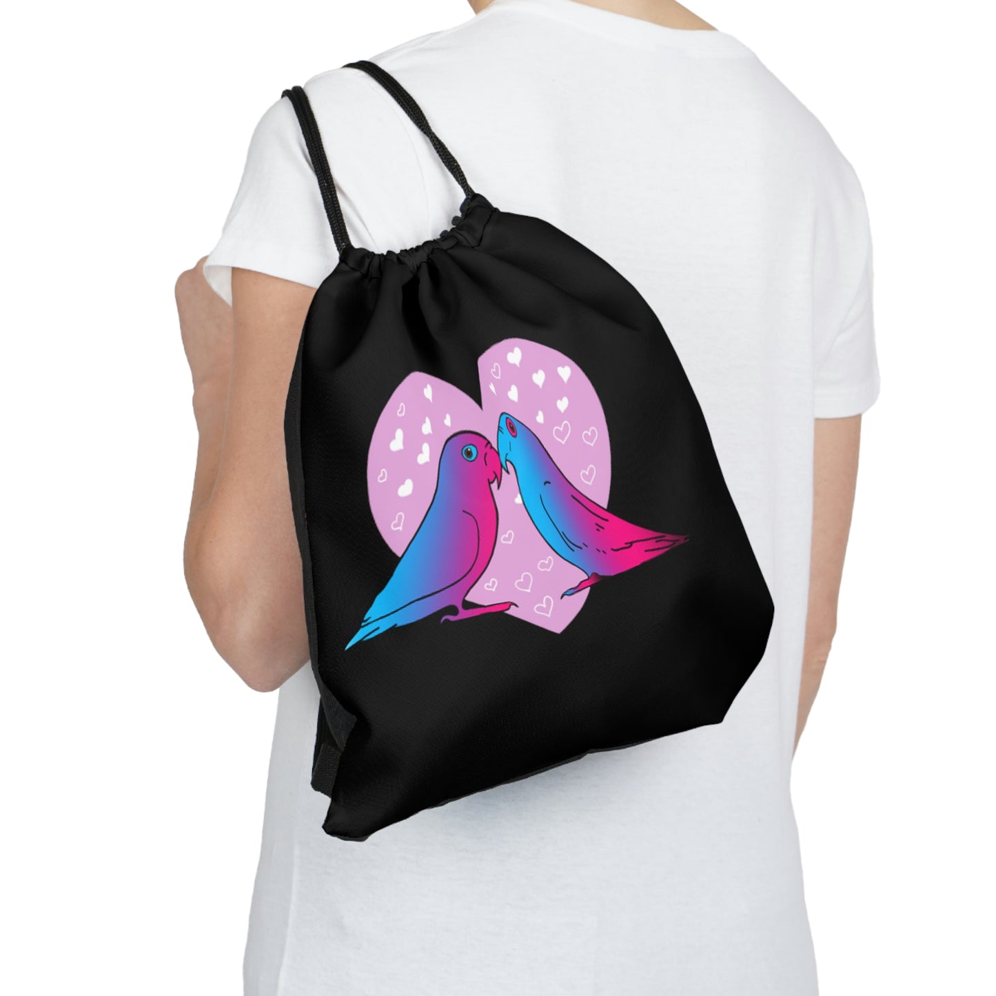 Lovers Outdoor Drawstring Bag