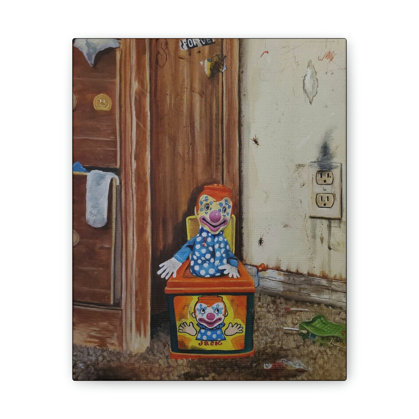 Toys in the Hood #2 Canvas Stretched, 0.75"
