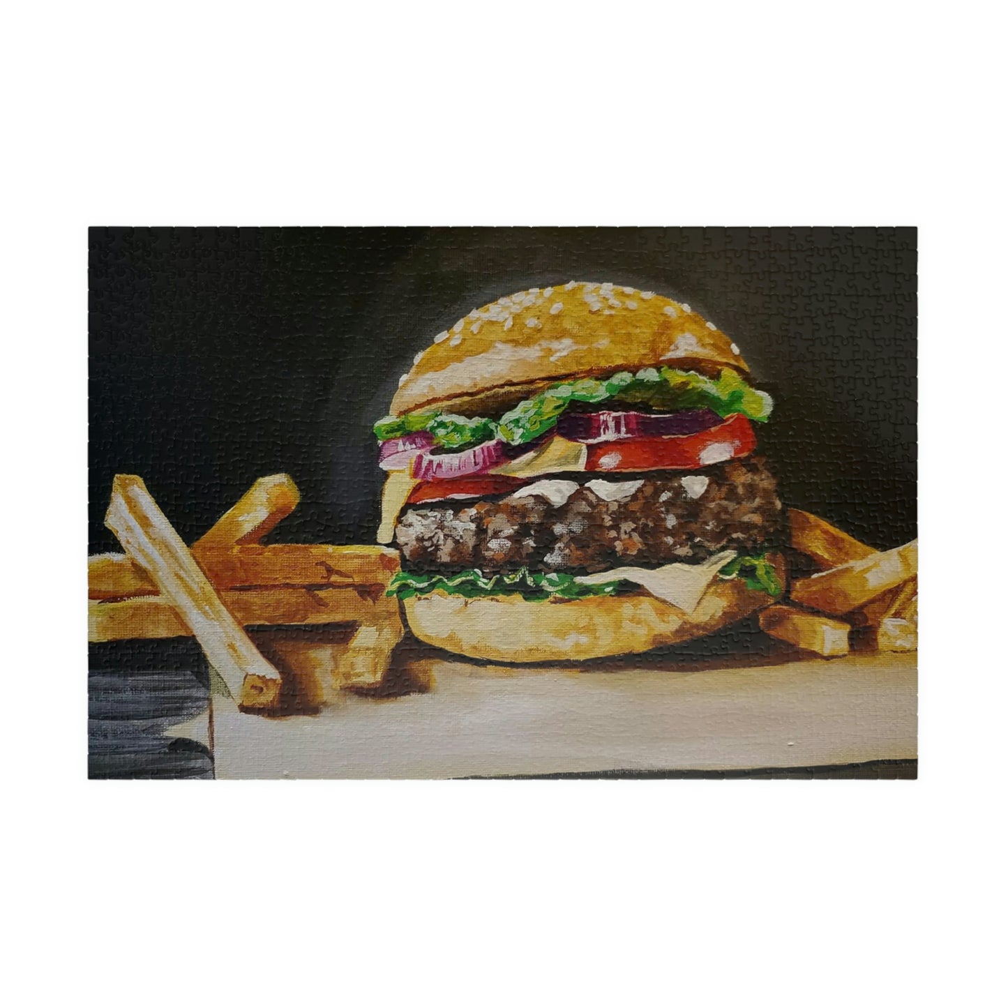 Burger and Fries Puzzle
